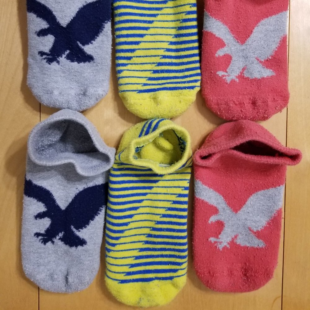 Mens AEO American Eagle ankle socks (3 pairs)